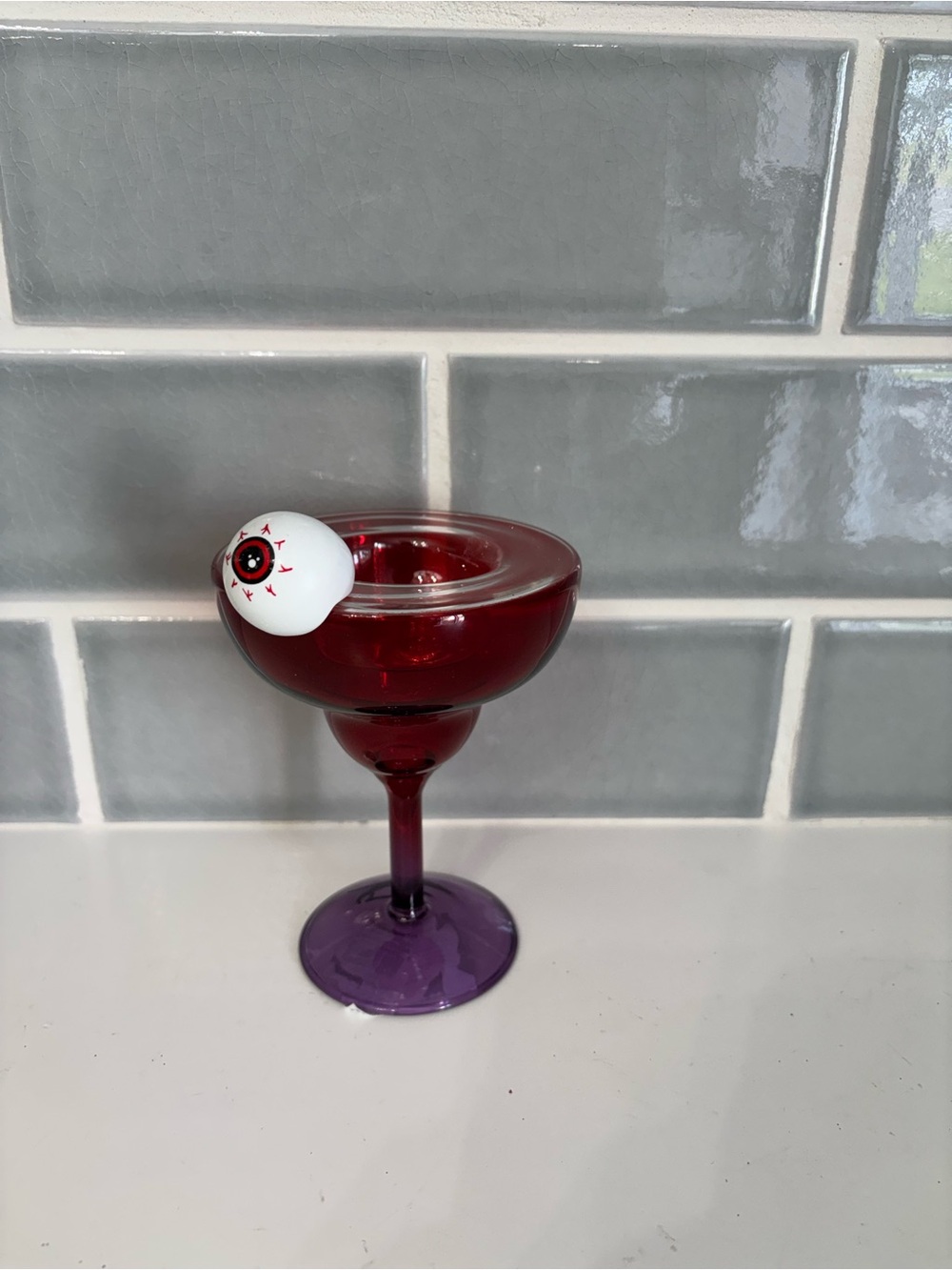 Yankee Candle Halloween Phantasmagoria martini tea light holder